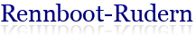 Rennboot-Rudern